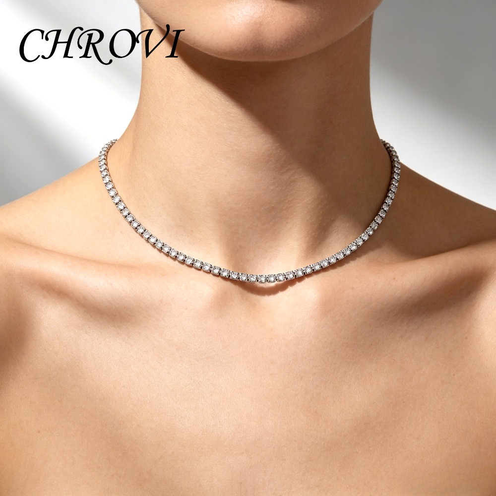 Tennis Bracelet Cubic - Elegante 925 Silber 40-45CM 2,5MM Zirkonia
