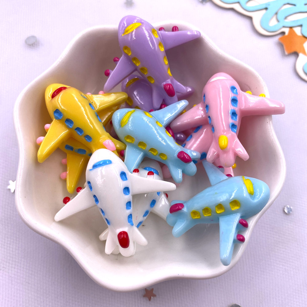 Paradise Jewelry & Watches Llc Miami Photos - 10PCS Gemischte Harz Bunte Cartoon Flugzeuge