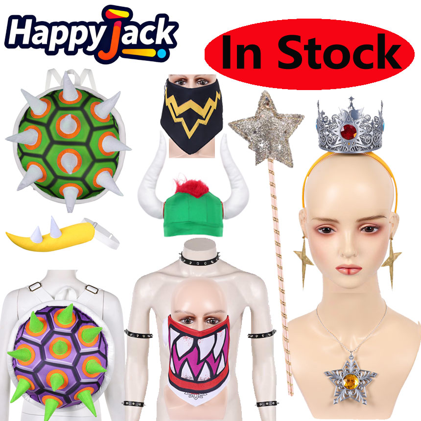 Leather Bracelet - Bowser Jr Cosplay Schal Maske Anime