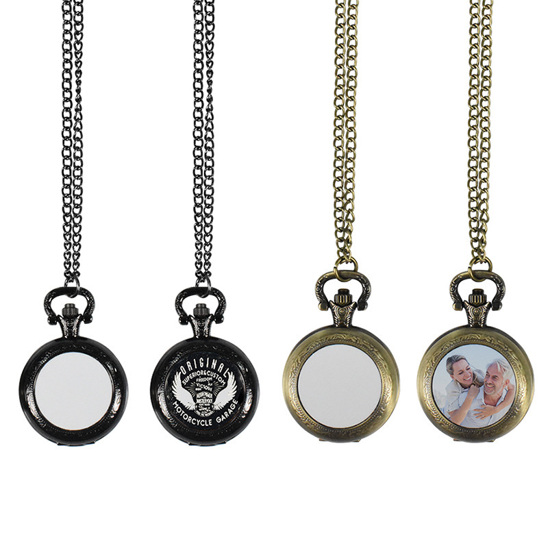 Jewelry Watches & Accessories - Maßgefertigte Vintage Metall-Taschenuhr Anhänger-Halskette Klassische Uhren-Halskette