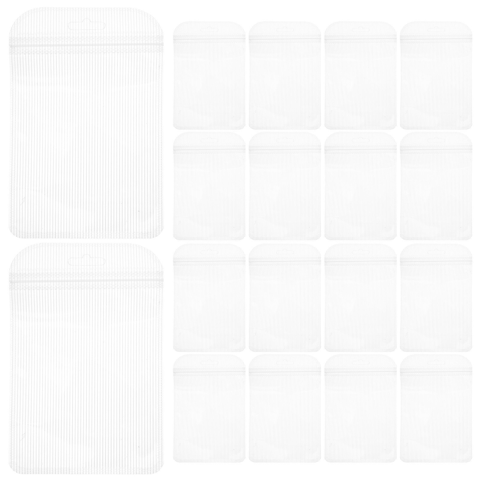 Jewelry Watches & Accessories - 100 Stück Stilvolle Transparente Gestreifte Wiederverwendbare