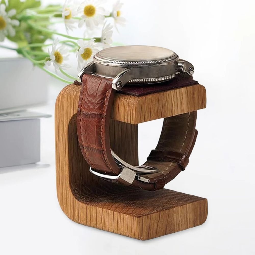 Jewelry Organizer Watches - Holz-Uhrenständer Tischdekoration Einfaches Armband-Aufbewahrungsregal Geschenke Theken-Deko