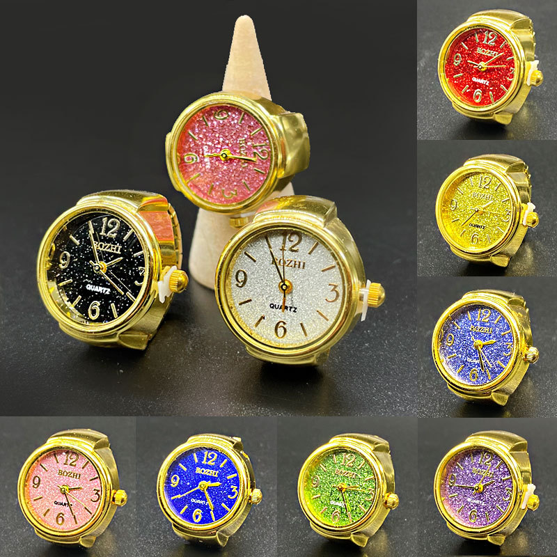 Vintage Jewelry Watches Women - Kuss Schmuck vergoldet glänzend Index Zifferblatt