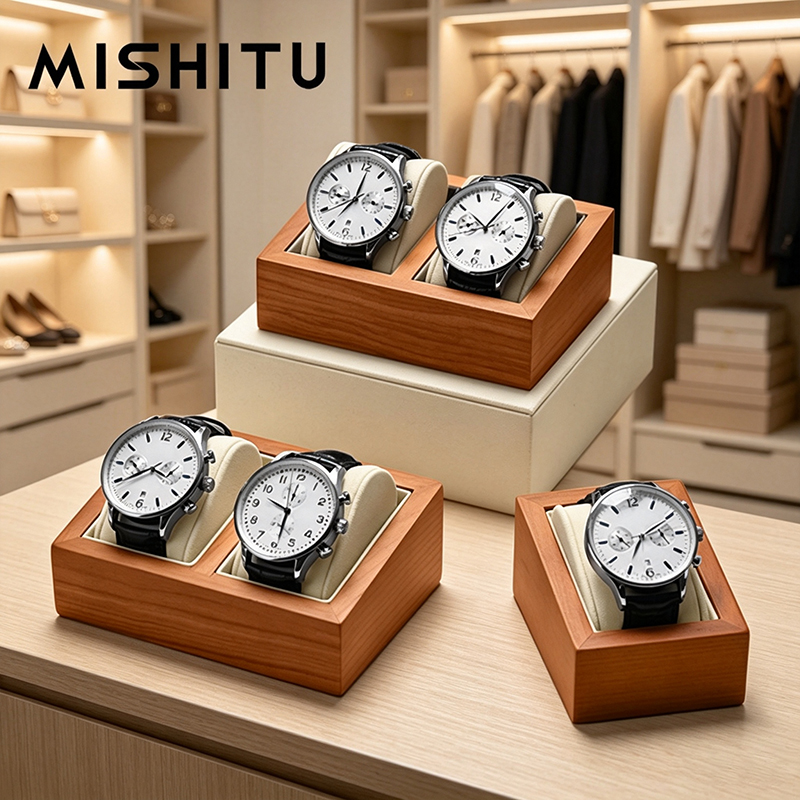 Jewelry Organizer Watches - MISHITU Massivholz Uhrenaufbewahrungsbox Herren Armbanduhren Organizer