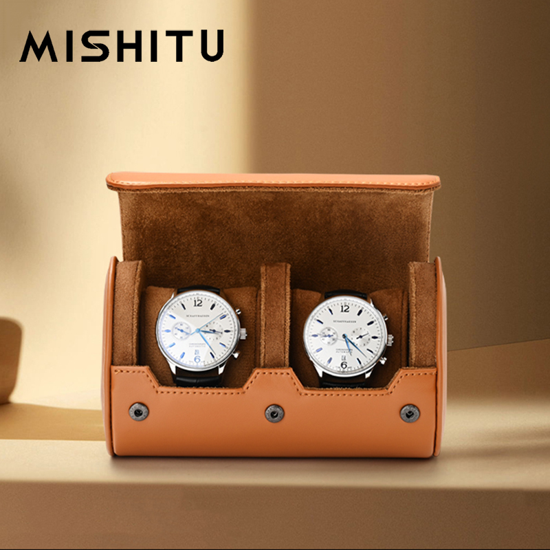 Jewelry Organizer Watches - MISHITU 1/2/3-Slot Uhr Lagerung Rolle Reisetasche