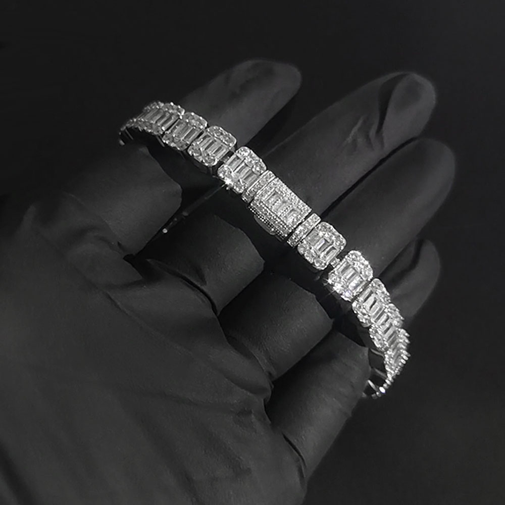 Tennis Bracelet Cubic - NY 8mm Cluster Tennis Armband Hip