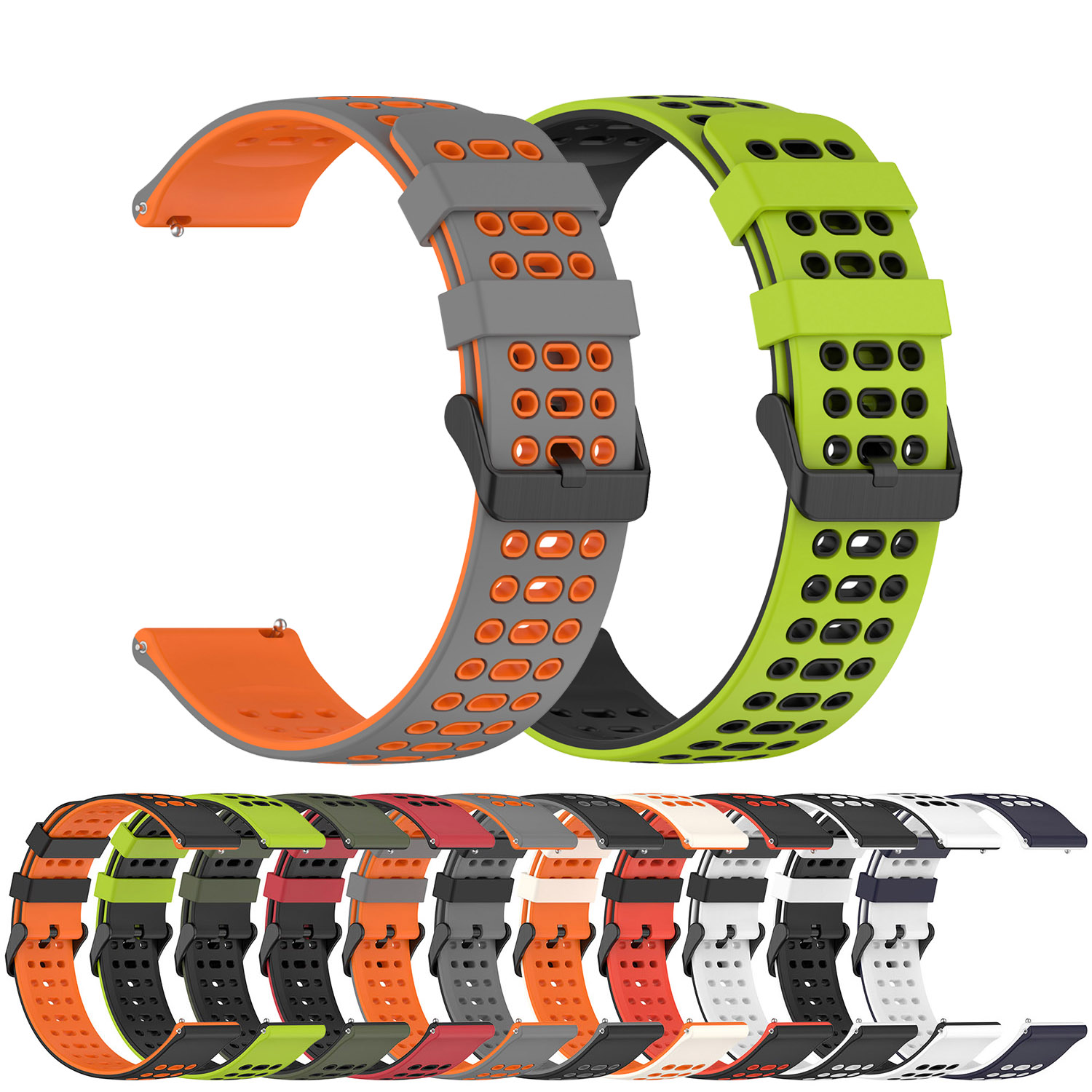 A1 Watches & Jewelry New York Photos - 22mm Sport Silikon Armband Für Mi
