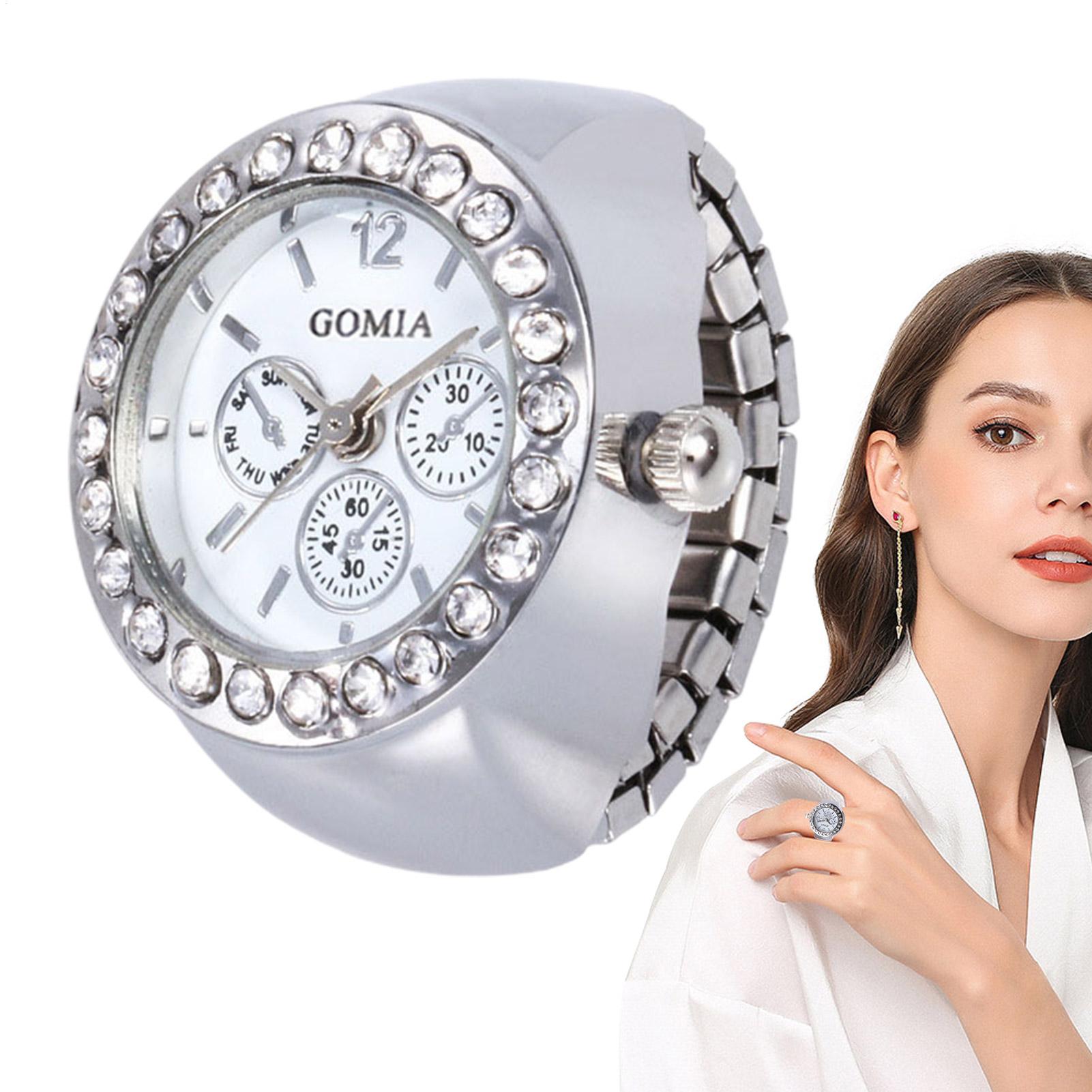 Vintage Jewelry Watches Women - Ringuhren für Damen, Vintage-Quarzuhren, modische Quarzuhren,