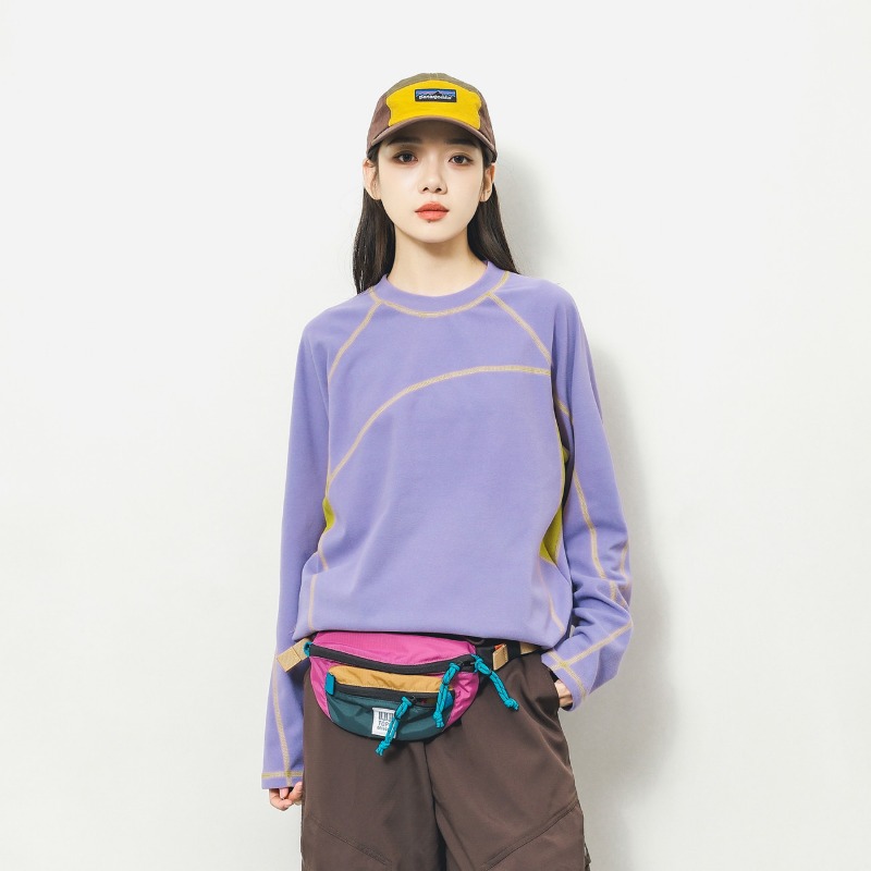 S&S Watches & Jewelry Ho Chi Minh - Unisex Outdoor Colorblock-Langarm-T-Shirt, Stretch-Basisschicht für Wandern,