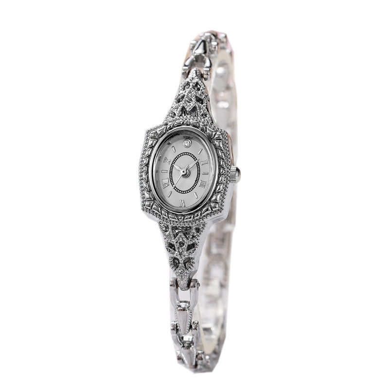 Vintage Jewelry Watches Women - Retro Fassförmige Damenuhr Nischen-Vintage-Lampenarmbanduhr Studenten Damen