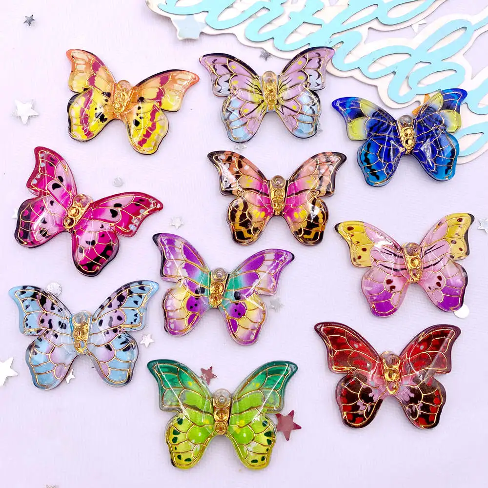 Paradise Jewelry & Watches Llc Miami Photos - 10 Stück bunte schöne Schmetterlingsfiguren mit