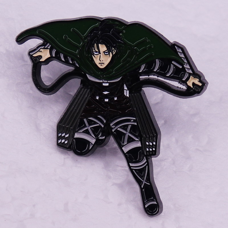 Levi Jewelry & Watches Inc - Blut Anime Angriff auf Titan Emaille