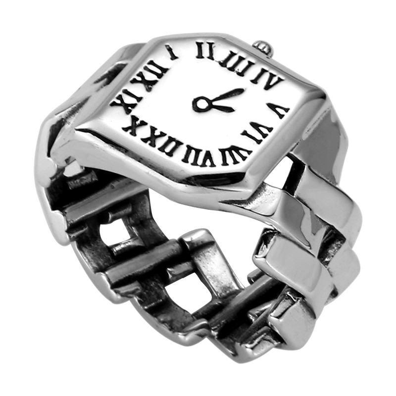 Vintage Jewelry Watches Women - Neu in 925er Sterlingsilber, Kuba-Kettenuhr, Damenringe,