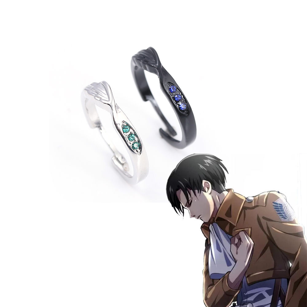 Anime Angriff auf Titan Ringe  – Levi Jewelry & Watches Inc Bewertung und Preis