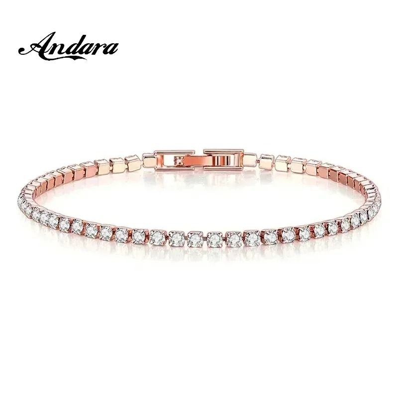 925 Sterling Silber Roségold T – Tennis Bracelet Cubic Bewertung und Preis