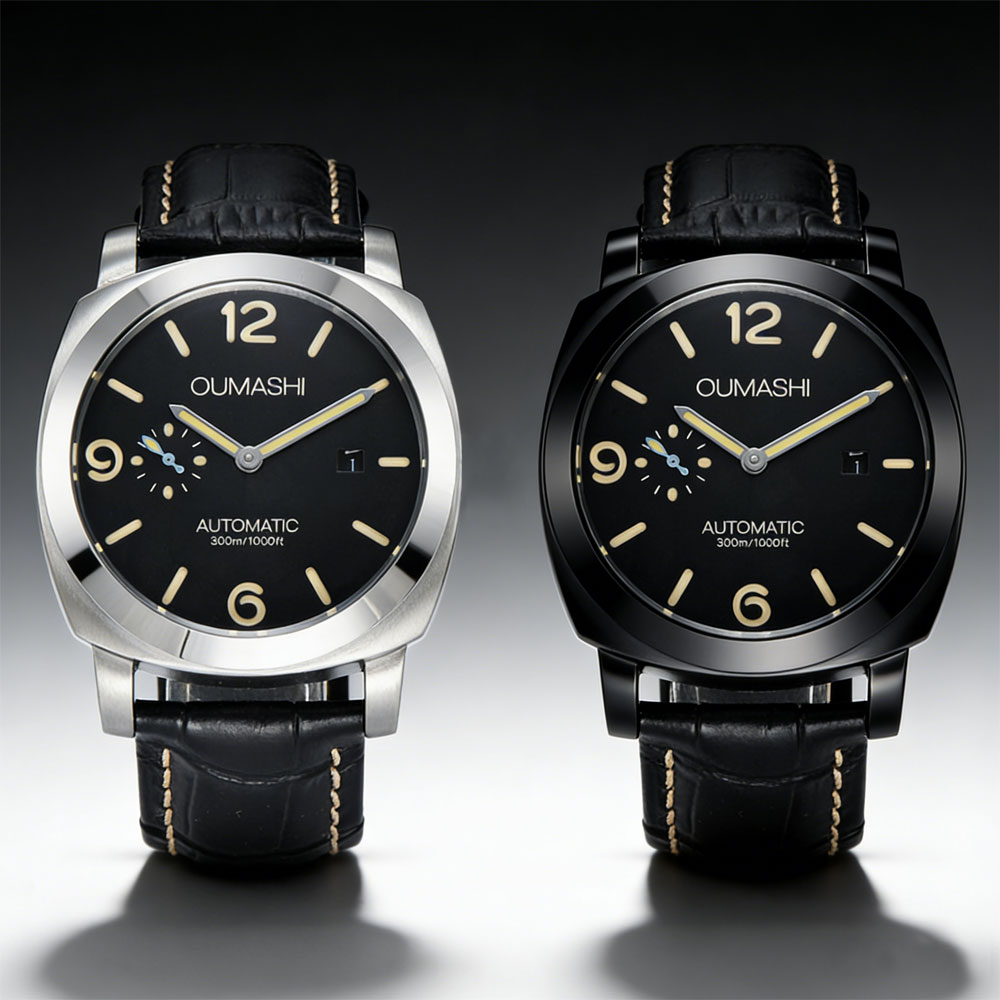 44mm Herrenuhr mit Seagull ST2 – Leather Bracelet Bewertung und Preis
