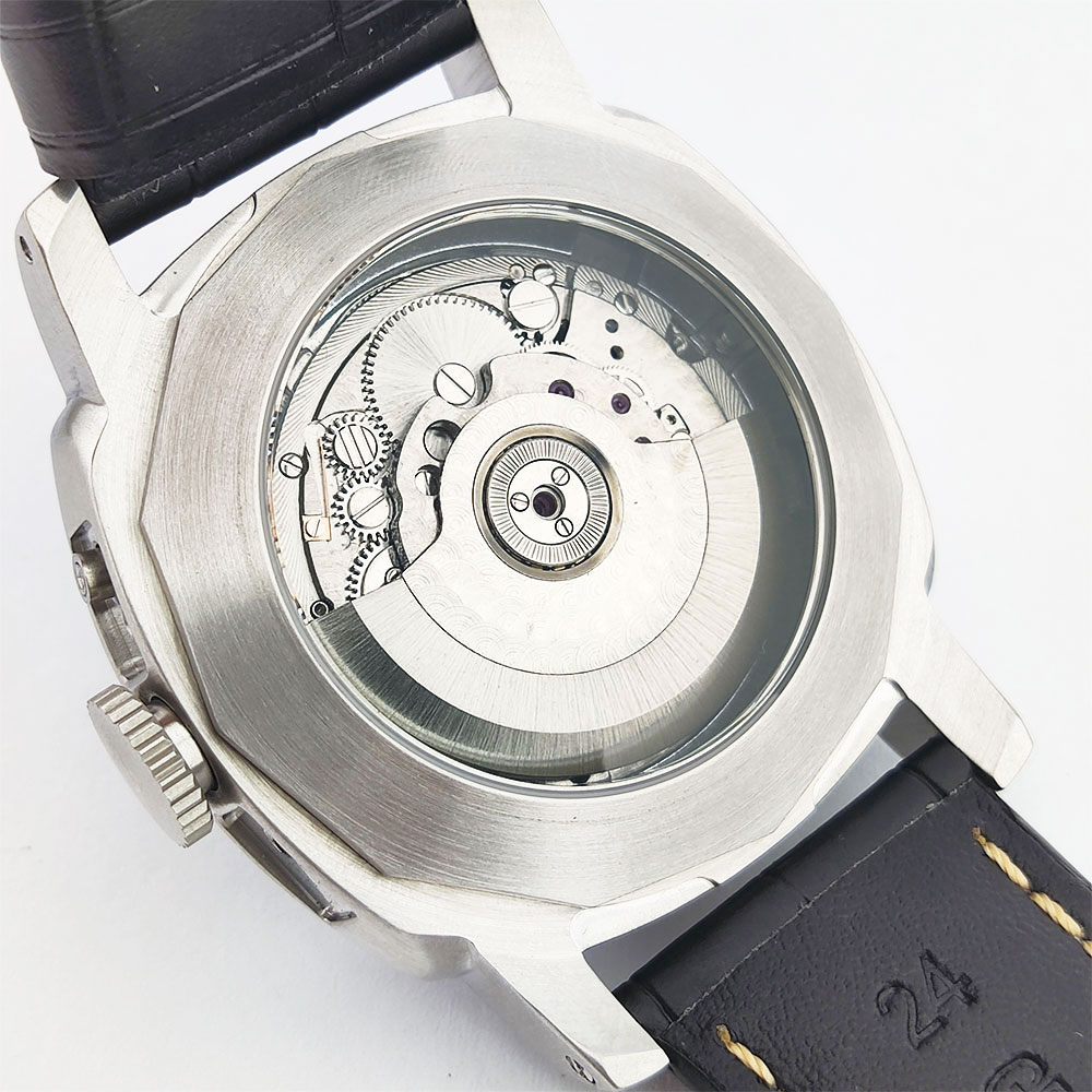 44mm Herrenuhr mit Seagull ST2 – Leather Bracelet Bewertung und Preis