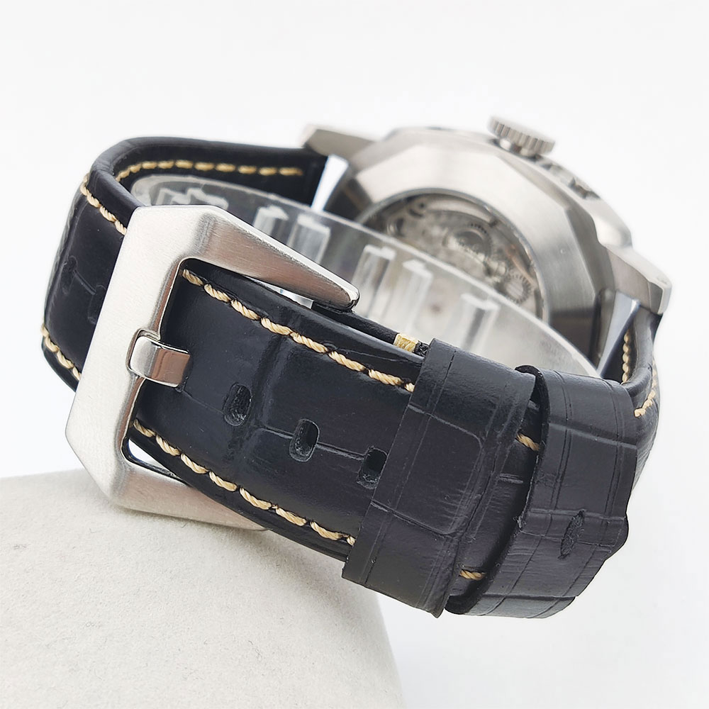 44mm Herrenuhr mit Seagull ST2 – Leather Bracelet Bewertung und Preis