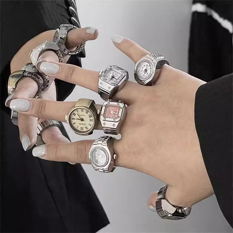 Vintage Silber Mini Punk Uhren – Vintage Jewelry Watches Women Bewertung und Preis