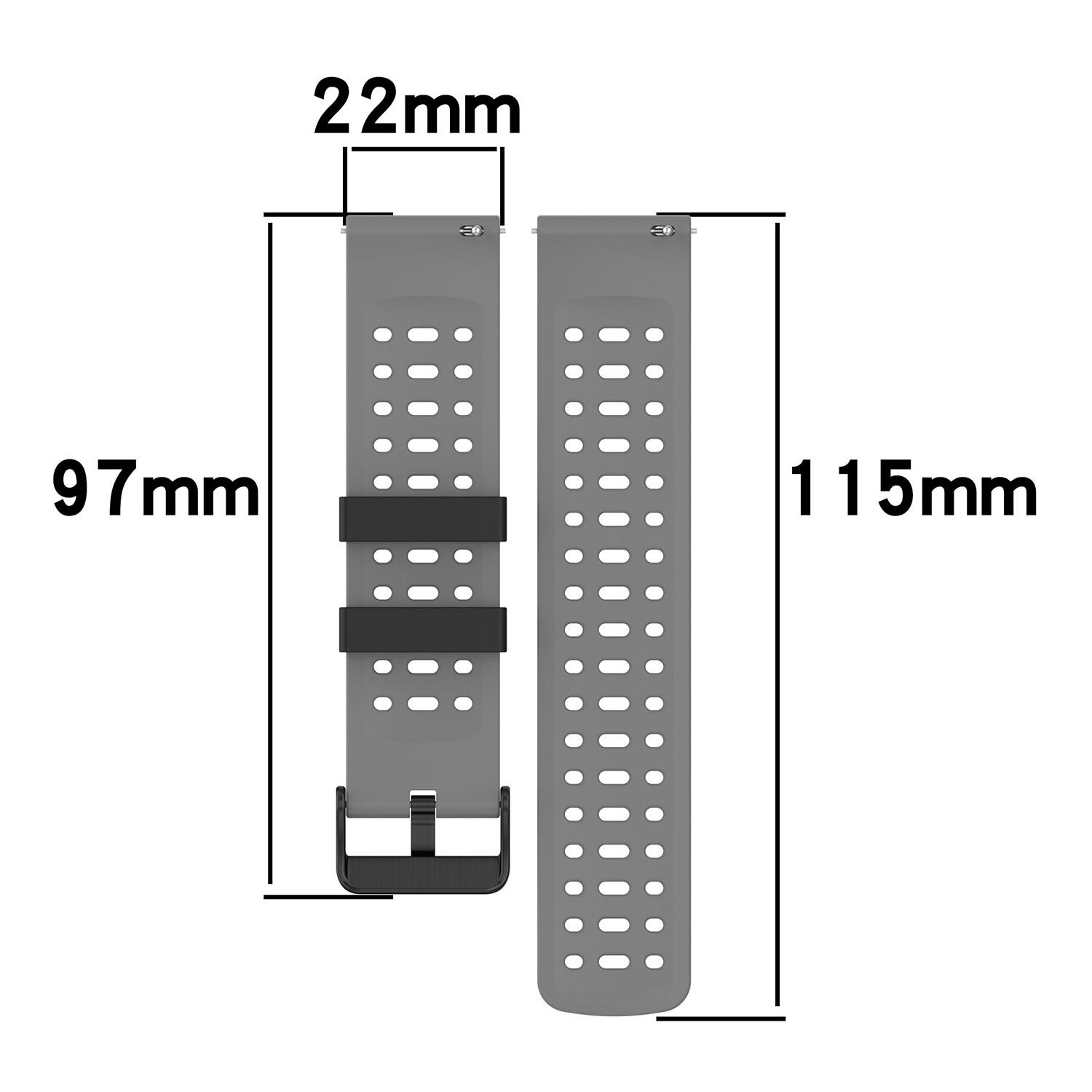 22mm Sport Silikon Armband Für – A1 Watches & Jewelry New York Photos Bewertung und Preis