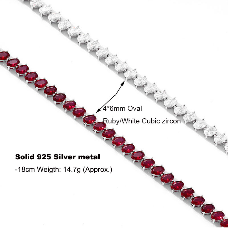 Echter 925er feiner Schmuck, 4 – Tennis Bracelet Cubic Bewertung und Preis