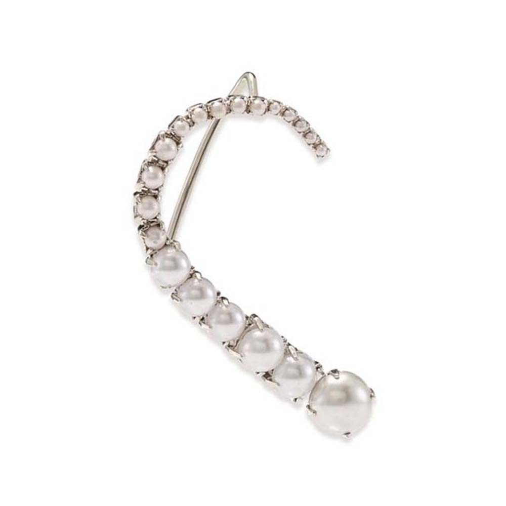 Stone fans Perle Ohr clips ohn – Pearl Stud Earrings Bewertung und Preis
