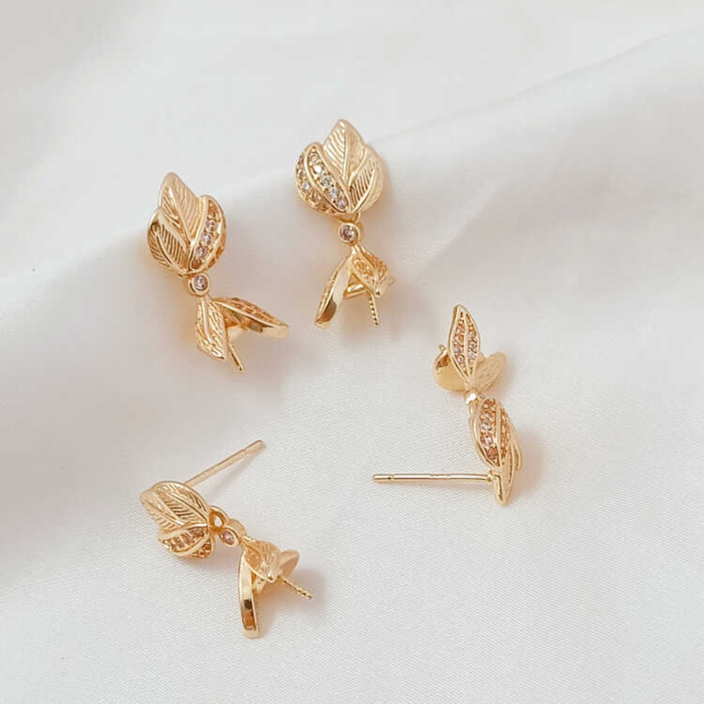 14K Mikro-Zirkonium Barock geb – Pearl Stud Earrings Bewertung und Preis