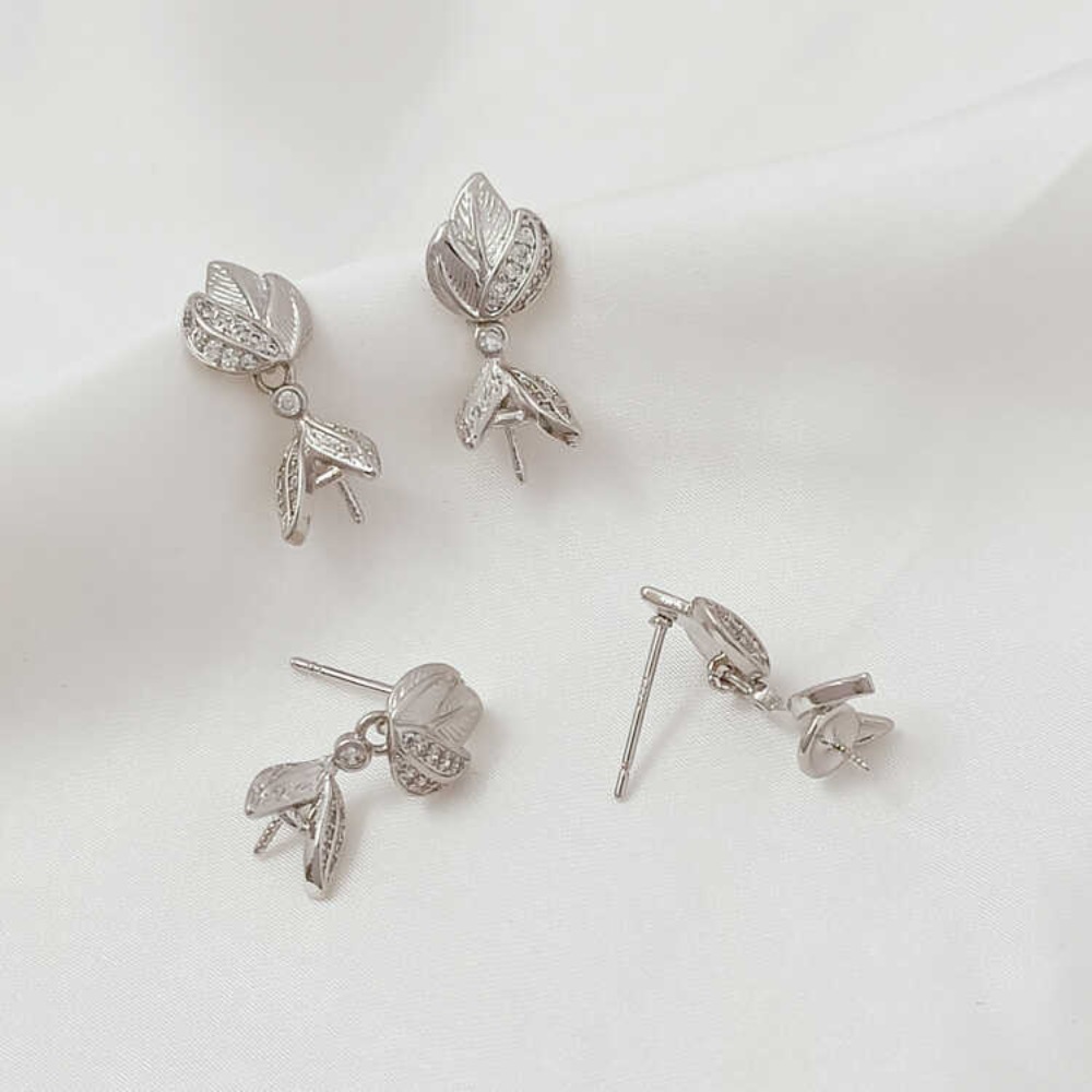14K Mikro-Zirkonium Barock geb – Pearl Stud Earrings Bewertung und Preis