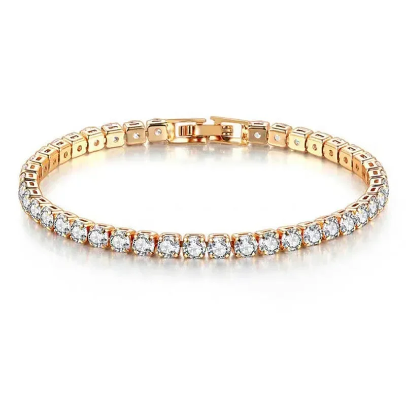 Hip Hop Sterling Silber Zirkon – Tennis Bracelet Cubic Bewertung und Preis