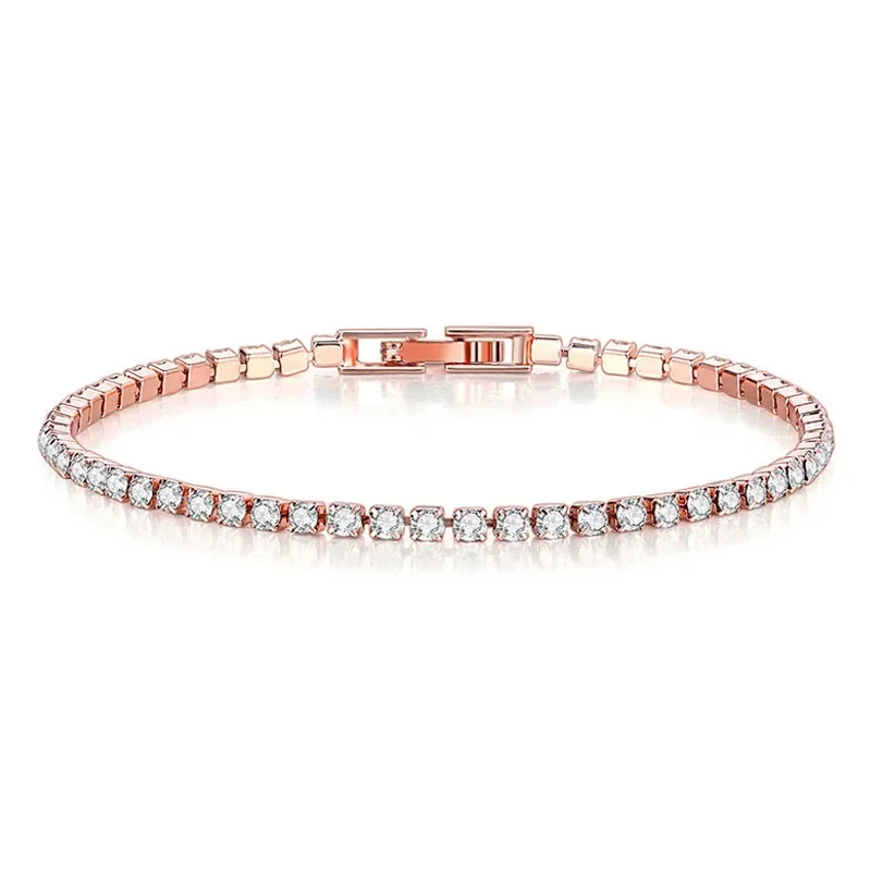 Hip Hop Sterling Silber Zirkon – Tennis Bracelet Cubic Bewertung und Preis