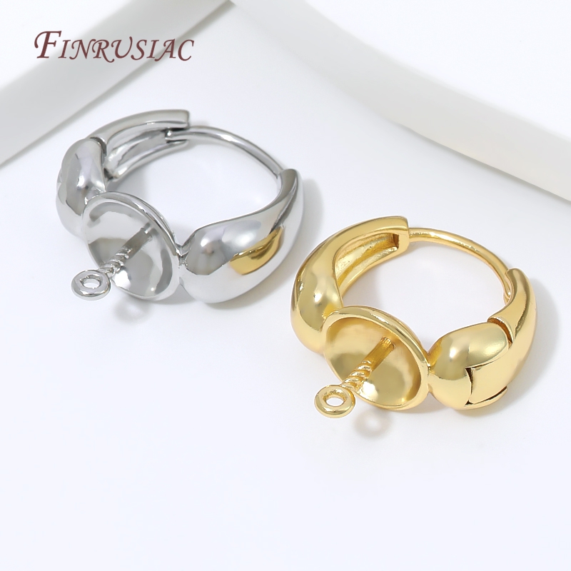 18K vergoldeter Wassertropfen- – Pearl Stud Earrings Bewertung und Preis