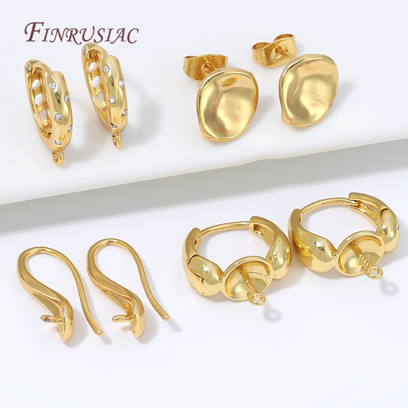 18K vergoldeter Wassertropfen- – Pearl Stud Earrings Bewertung und Preis