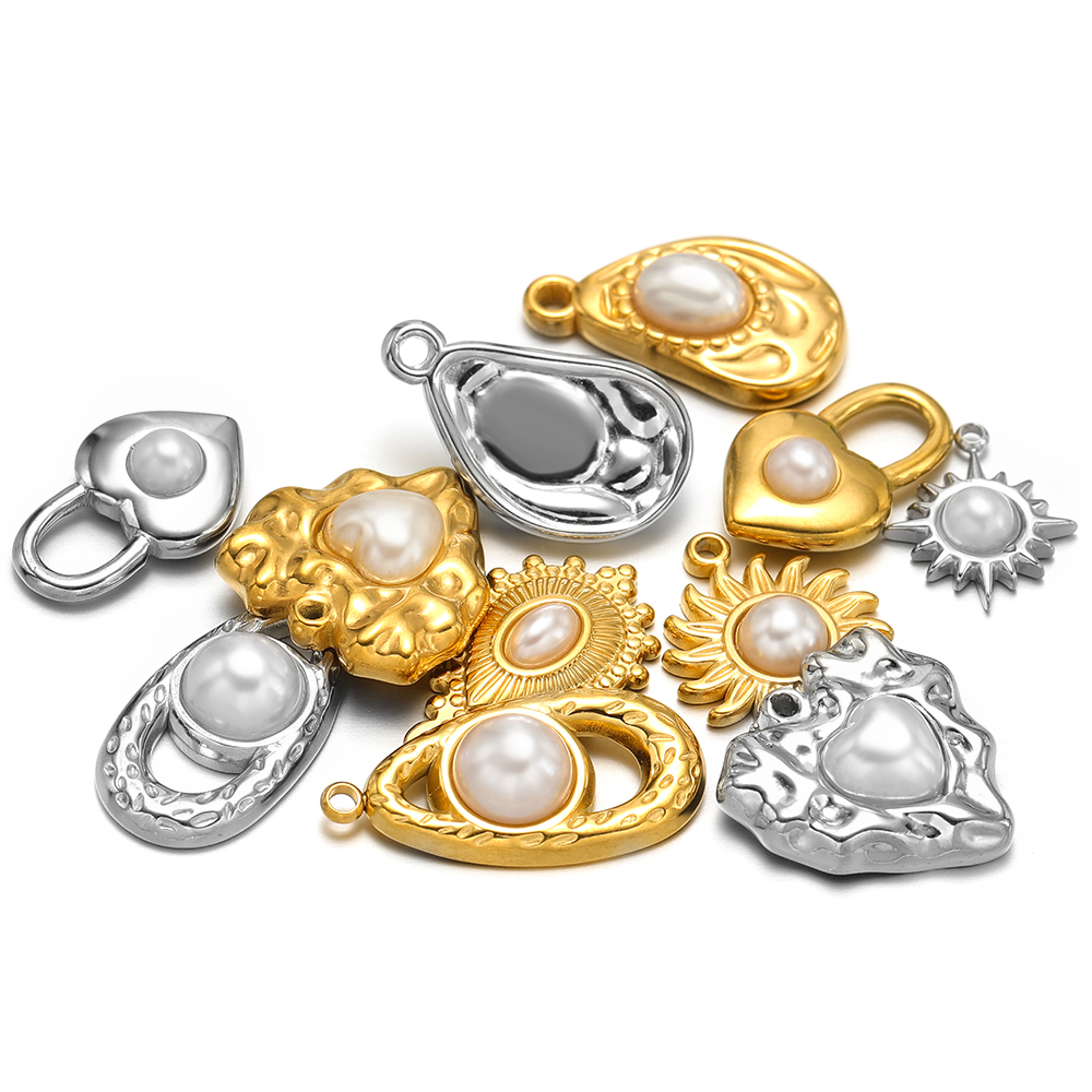 5 stücke Edelstahl Imitation P – Pearl Stud Earrings Bewertung und Preis