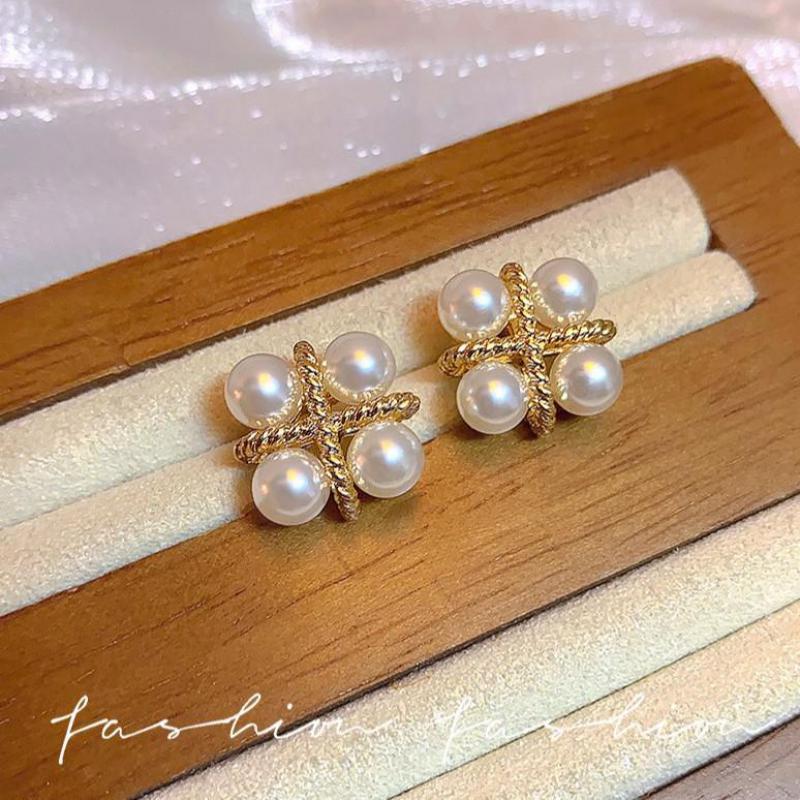 925 Silber Nadel Koreanische M – Pearl Stud Earrings Bewertung und Preis
