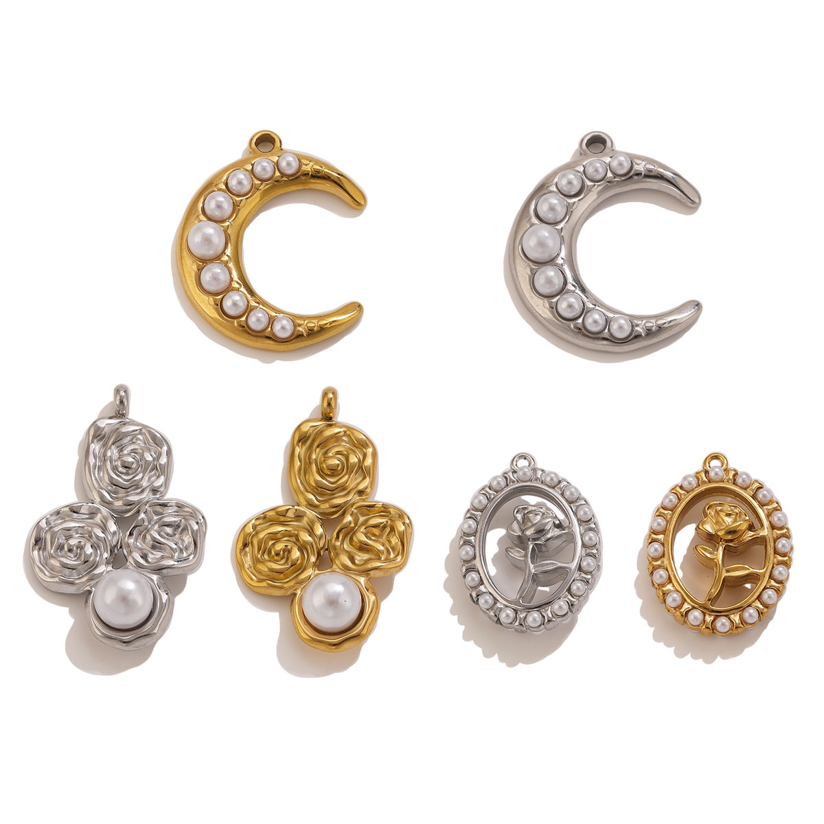 5 Stück Edelstahl 18K vergolde – Pearl Stud Earrings Bewertung und Preis
