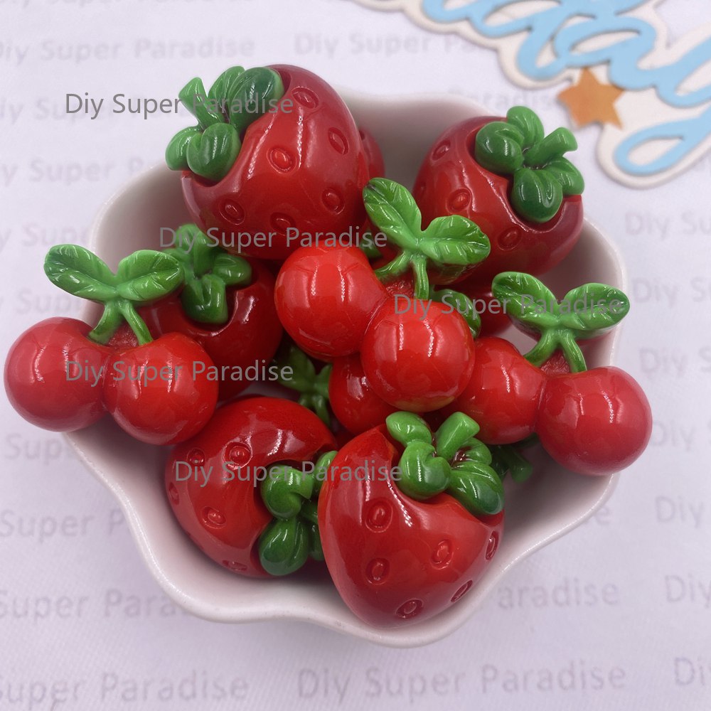 8PCS Resin Kawaii Colorful Red – Paradise Jewelry & Watches Llc Miami Photos Bewertung und Preis
