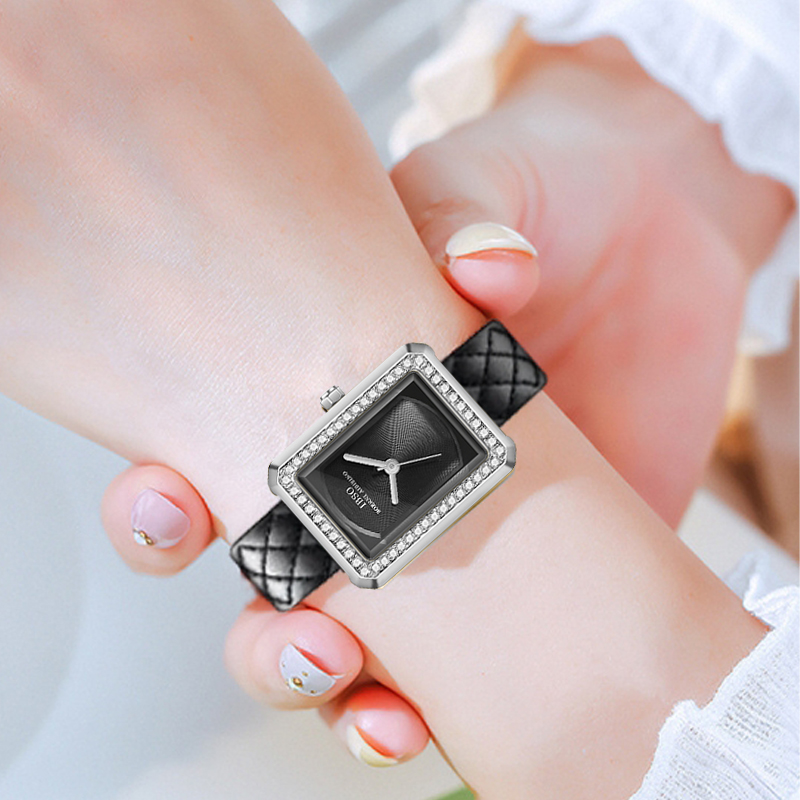Mode Leder Frau Uhr Rechteckig – Cartier Watch Tank Bewertung und Preis