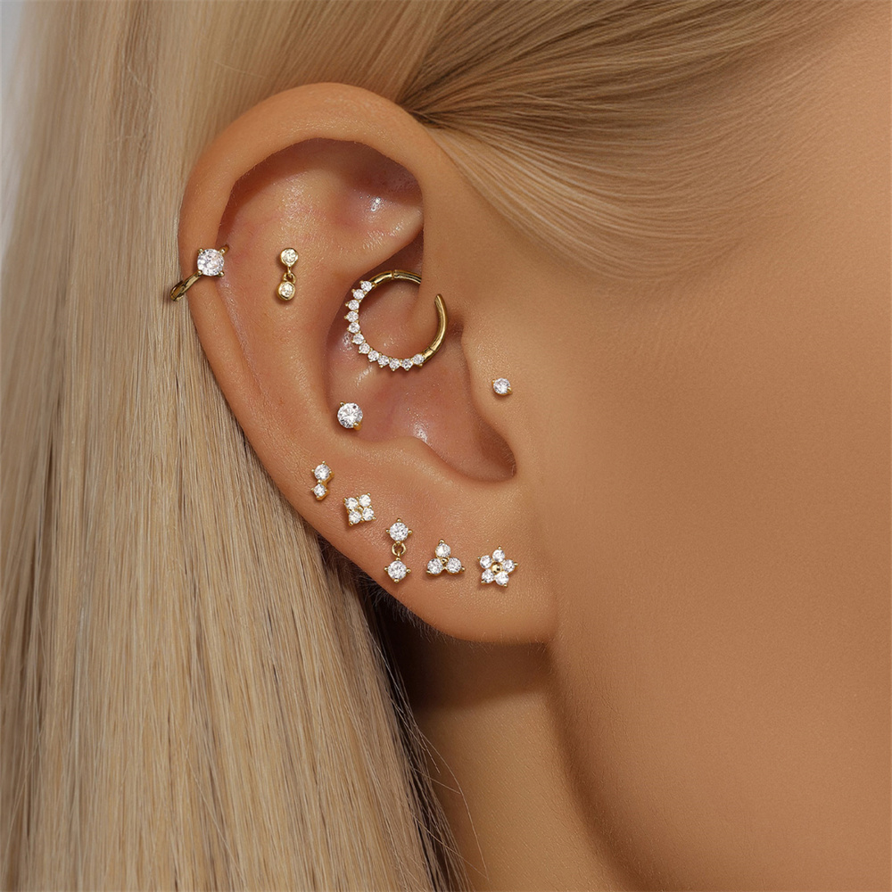 Aide DIY Zirkon Perlenohrring  – Pearl Stud Earrings Bewertung und Preis