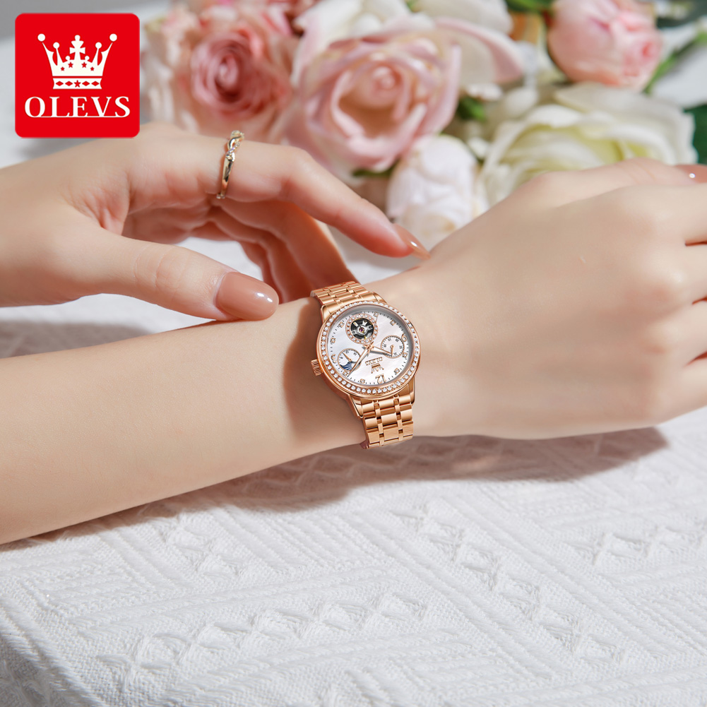 OLEVS Damenuhren, Top-Marke, l – Leather Bracelet Bewertung und Preis