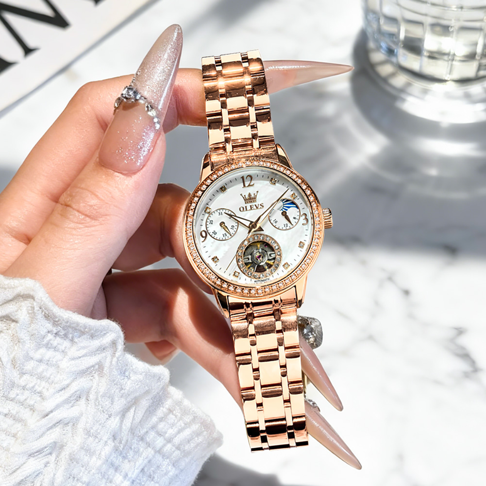 OLEVS Damenuhren, Top-Marke, l – Leather Bracelet Bewertung und Preis