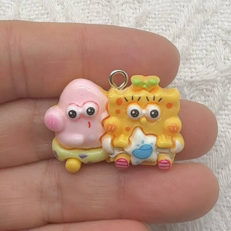 10 Stück Cartoon-Harzanhänger, – Drop Earrings Bewertung und Preis