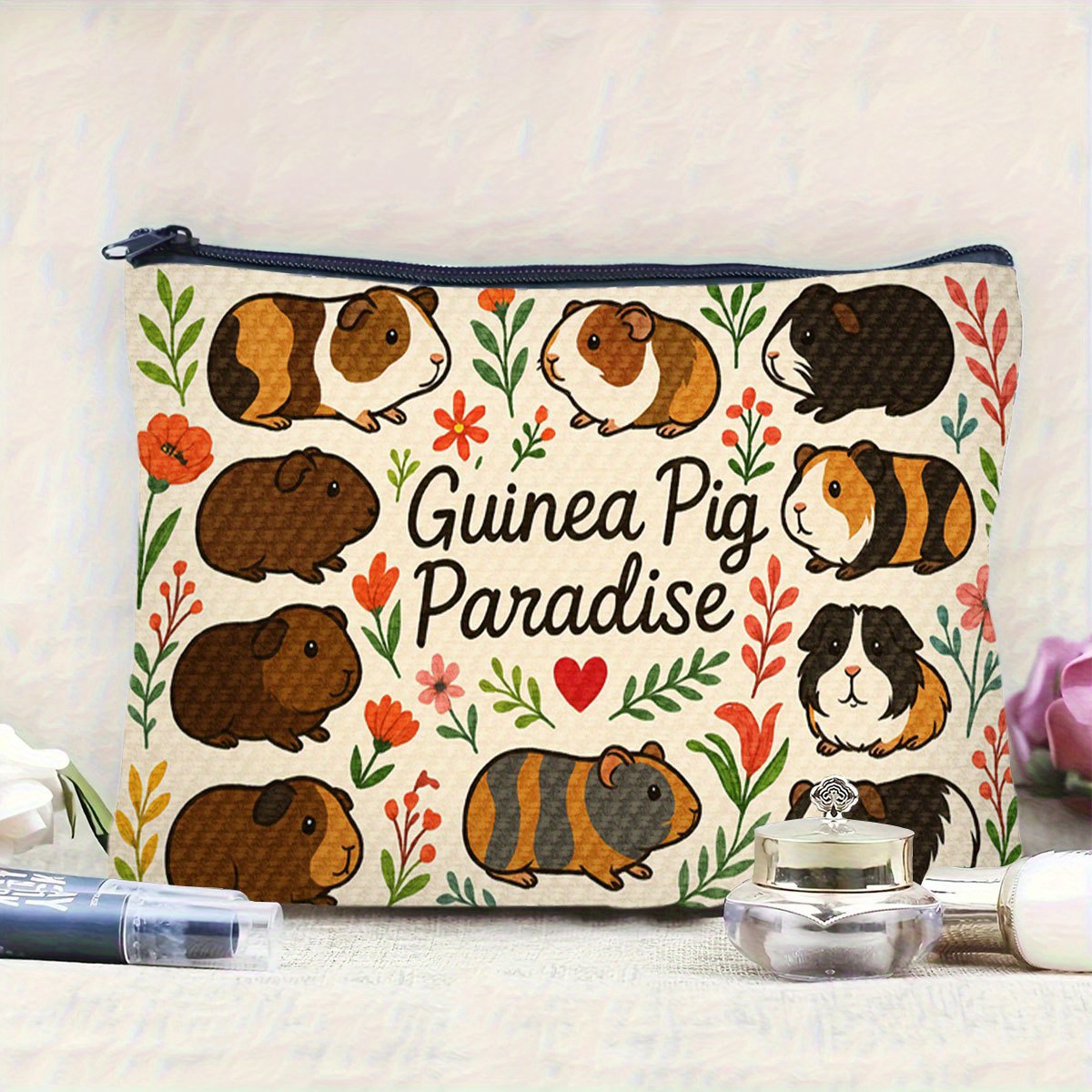 Make-up-Tasche „A Guinea Pig P – Paradise Jewelry & Watches Llc Miami Photos Bewertung und Preis