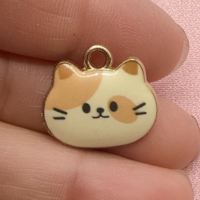 12 Stück bedruckte Katzenkopf- – Drop Earrings Bewertung und Preis