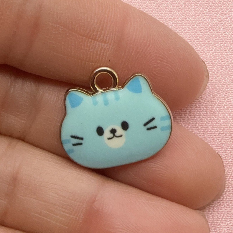 12 Stück bedruckte Katzenkopf- – Drop Earrings Bewertung und Preis